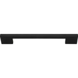 Atlas Homewares Thin Square Pull 7 9/16 Inch (c-c) Matte Black