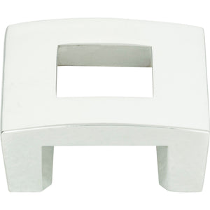 Atlas Homewares Centinel Square Knob 1 1/4 Inch (c-c) Polished Chrome
