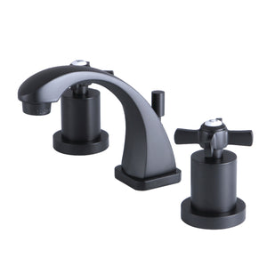 Kingston Brass KS4940ZX 8 in. Widespread Bathroom Faucet, Matte Black