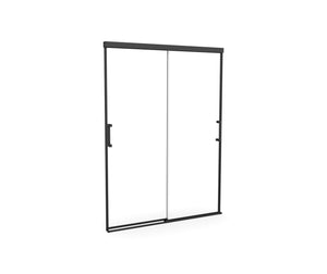 MAAX 138521-900-340-000 Incognito 74 51-54 x 74 in. 8mm Bypass Shower Door for Alcove Installation with Clear glass in Matte Black