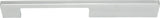 Atlas Homewares Off Center Pulls 7 9/16 Inch (c-c) Polished Chrome