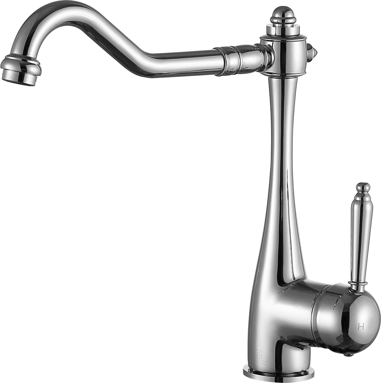 ANZZI KF-AZ198CH Patriarch Single Handle Standard Kitchen Faucet in Polished Chrome