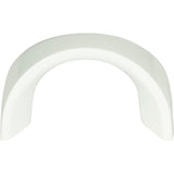 Atlas Homewares Sleek Knob 1 1/4 Inch (c-c) High White Gloss