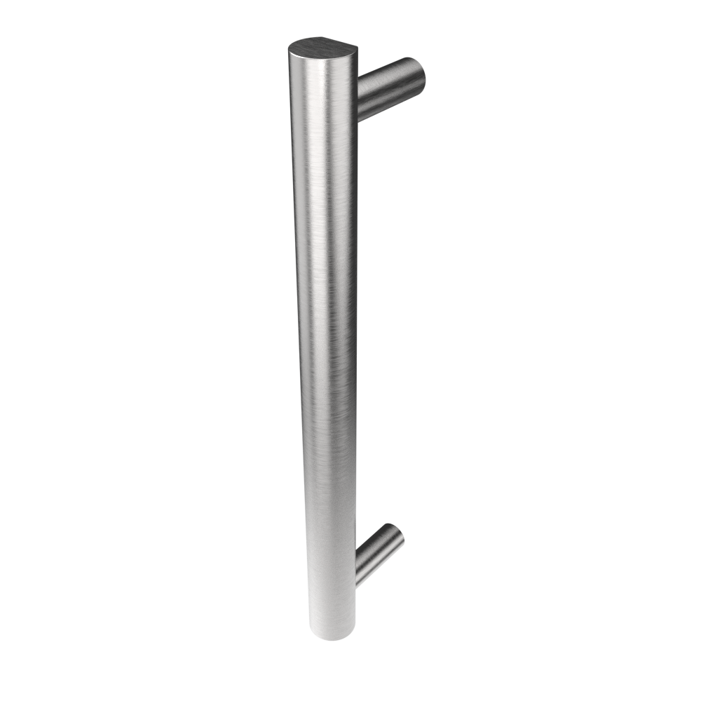 Amba Products i20RO.B Modello i Round 20-Inch Hardwired Single Bar Towel Warmer - 4.125 x 19.625 x 1.625 in. - Brushed Finish