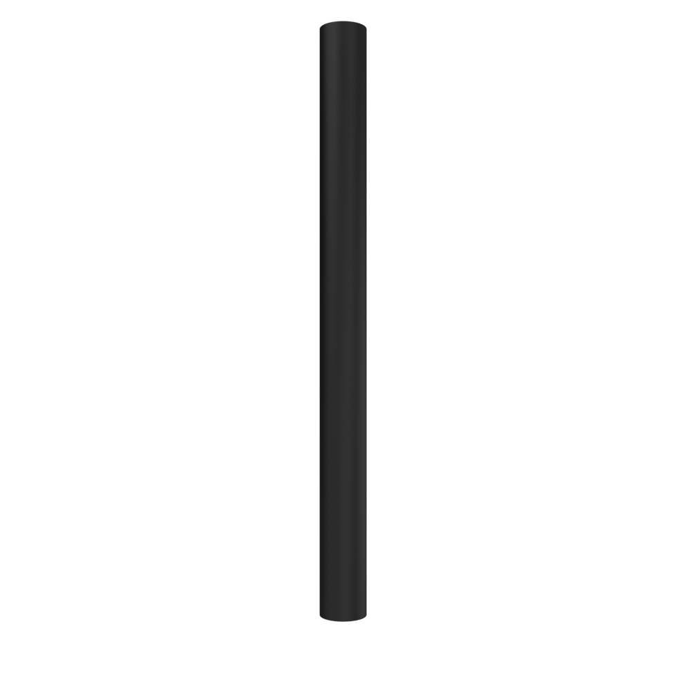 Amba Products i20RO.MB Modello i Round 20-Inch Hardwired Single Bar Towel Warmer - 4.125 x 19.625 x 1.625 in. - Matte Black Finish