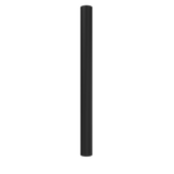 Amba Products i20RO.MB Modello i Round 20-Inch Hardwired Single Bar Towel Warmer - 4.125 x 19.625 x 1.625 in. - Matte Black Finish