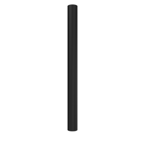 Amba Products i20RO.MB Modello i Round 20-Inch Hardwired Single Bar Towel Warmer - 4.125 x 19.625 x 1.625 in. - Matte Black Finish