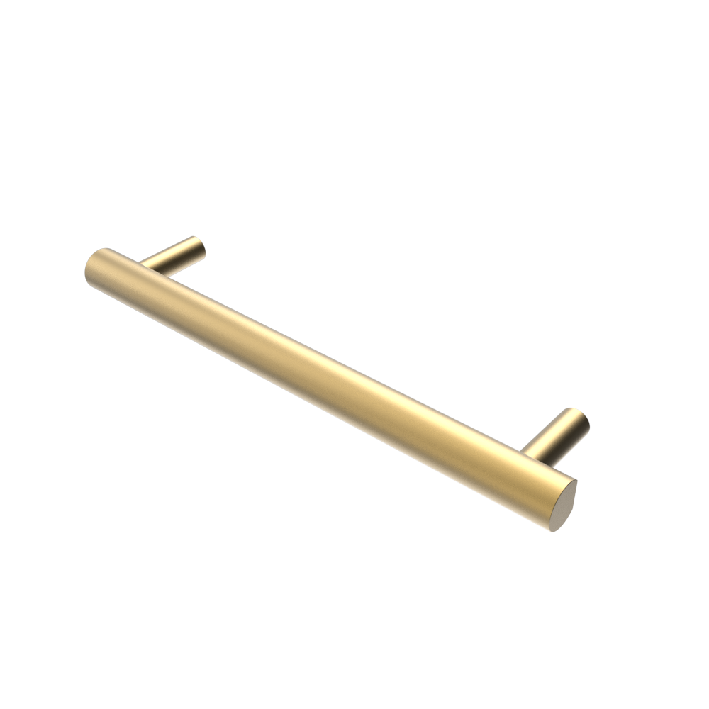 Amba Products i20RO.SB Modello i Round 20-Inch Hardwired Single Bar Towel Warmer - 4.125 x 19.625 x 1.625 in. - Satin Brass Finish