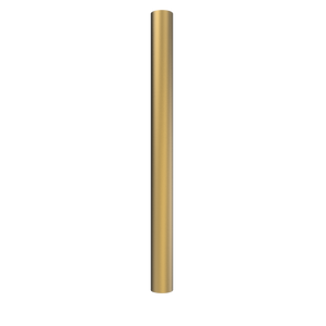 Amba Products i20RO.SB Modello i Round 20-Inch Hardwired Single Bar Towel Warmer - 4.125 x 19.625 x 1.625 in. - Satin Brass Finish