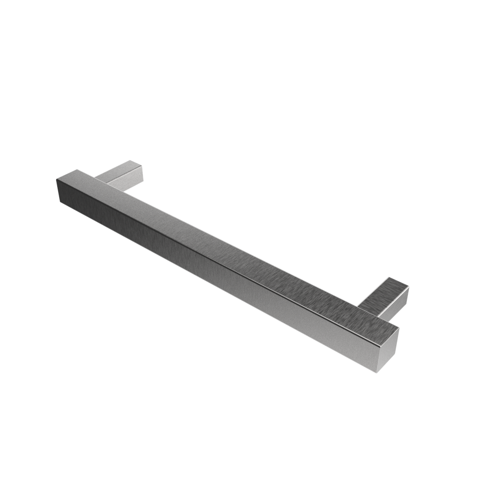 Amba Products i20SQ.B Modello i Square 20-Inch Hardwired Single Bar Towel Warmer - 4.25 x 19.625 x 1.5 in. - Brushed Finish