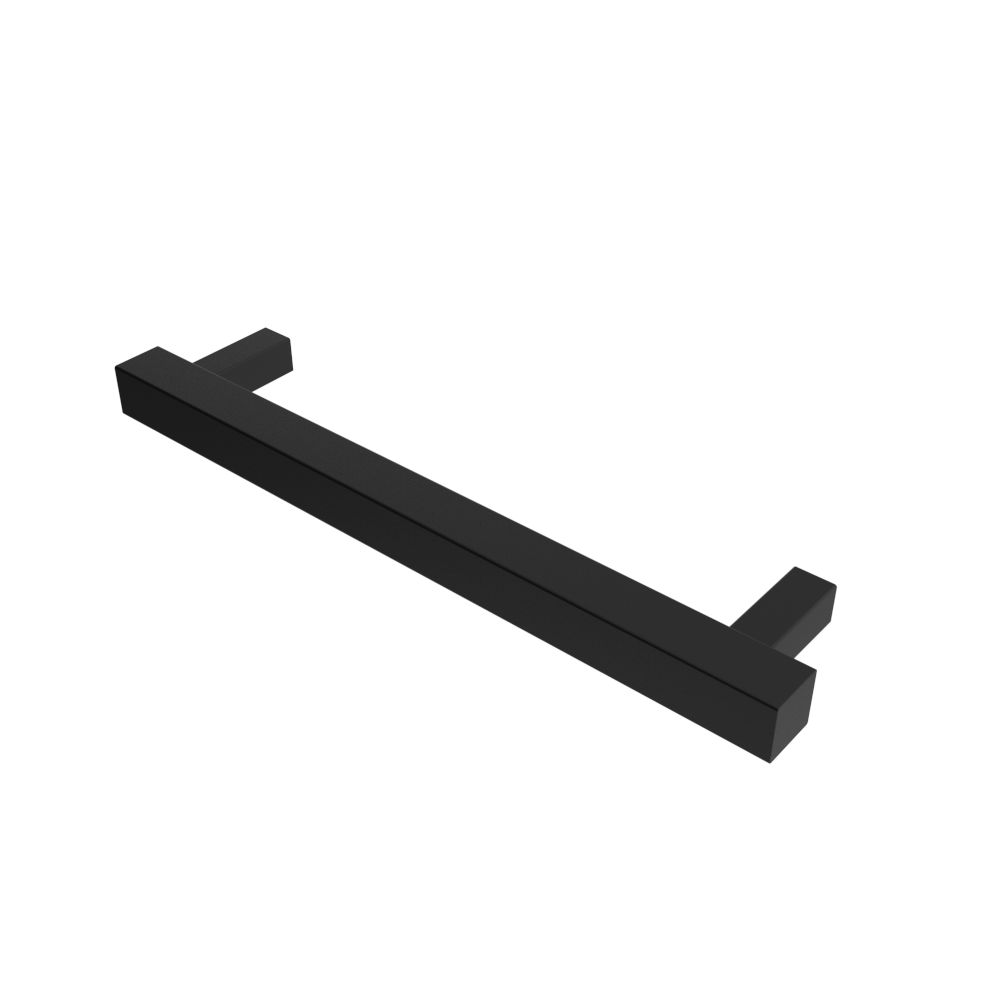 Amba Products i20SQ.MB Modello i Square 20-Inch Hardwired Single Bar Towel Warmer - 4.25 x 19.625 x 1.5 in. - Matte Black Finish