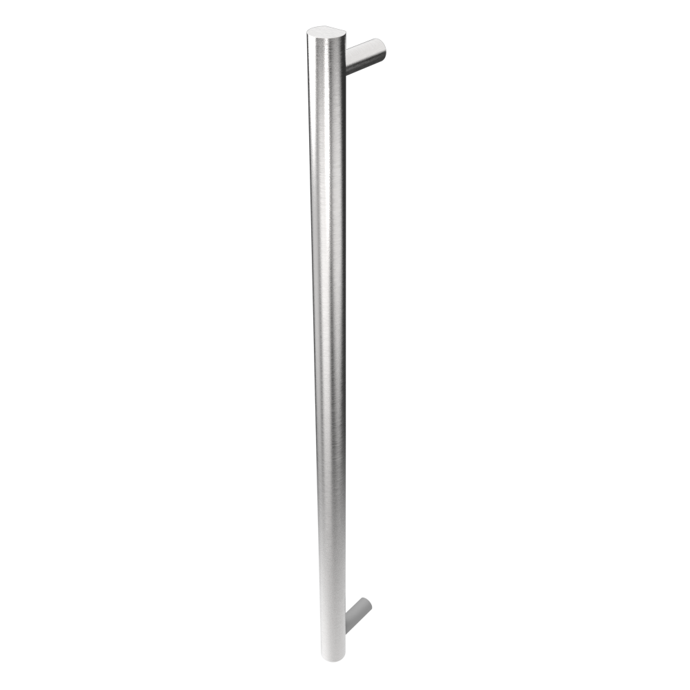 Amba Products i40RO.B Modello i Round 40-Inch Hardwired Single Bar Towel Warmer - 4.125 x 39.375 x 1.625 in. - Brushed Finish