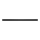 Amba Products i40RO.MB Modello i Round 40-Inch Hardwired Single Bar Towel Warmer - 4.125 x 39.375 x 1.625 in. - Matte Black Finish