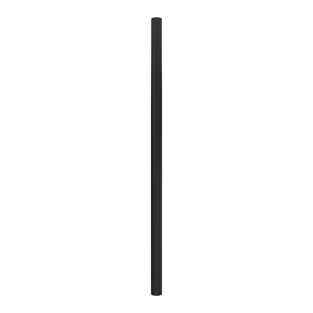 Amba Products i40RO.MB Modello i Round 40-Inch Hardwired Single Bar Towel Warmer - 4.125 x 39.375 x 1.625 in. - Matte Black Finish