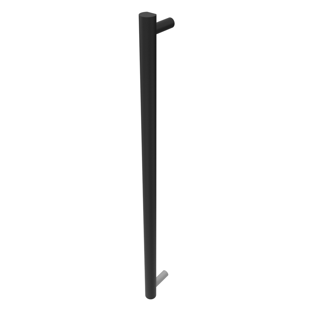 Amba Products i40RO.MB Modello i Round 40-Inch Hardwired Single Bar Towel Warmer - 4.125 x 39.375 x 1.625 in. - Matte Black Finish