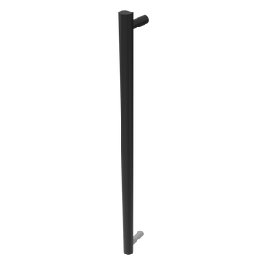 Amba Products i40RO.MB Modello i Round 40-Inch Hardwired Single Bar Towel Warmer - 4.125 x 39.375 x 1.625 in. - Matte Black Finish