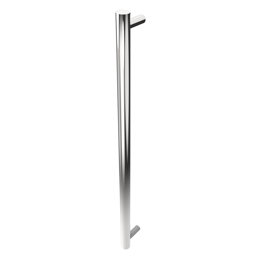 Amba Products i40RO.P Modello i Round 40-Inch Hardwired Single Bar Towel Warmer - 4.125 x 39.375 x 1.625 in. - Polished Finish