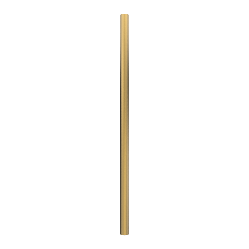 Amba Products i40RO.SB Modello i Round 40-Inch Hardwired Single Bar Towel Warmer - 4.125 x 39.375 x 1.625 in. - Satin Brass Finish