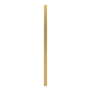 Amba Products i40SQ.SB Modello i Square 40-Inch Hardwired Single Bar Towel Warmer - 4.25 x 39.375 x 1.5 in. - Satin Brass Finish