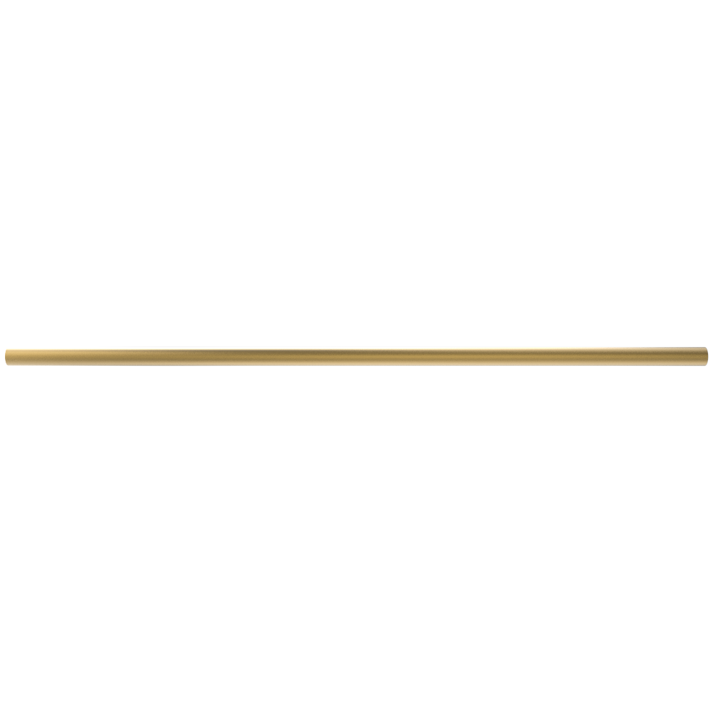 Amba Products i59RO.SB Modello i Round 59-Inch Hardwired Single Bar Towel Warmer - 4.125 x 59 x 1.625 in. - Satin Brass Finish