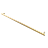 Amba Products i59RO.SB Modello i Round 59-Inch Hardwired Single Bar Towel Warmer - 4.125 x 59 x 1.625 in. - Satin Brass Finish