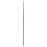 Amba Products i59RO.SB Modello i Round 59-Inch Hardwired Single Bar Towel Warmer - 4.125 x 59 x 1.625 in. - Satin Brass Finish