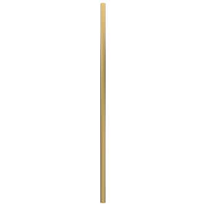 Amba Products i59RO.SB Modello i Round 59-Inch Hardwired Single Bar Towel Warmer - 4.125 x 59 x 1.625 in. - Satin Brass Finish