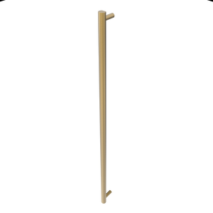 Amba Products i59RO.SB Modello i Round 59-Inch Hardwired Single Bar Towel Warmer - 4.125 x 59 x 1.625 in. - Satin Brass Finish