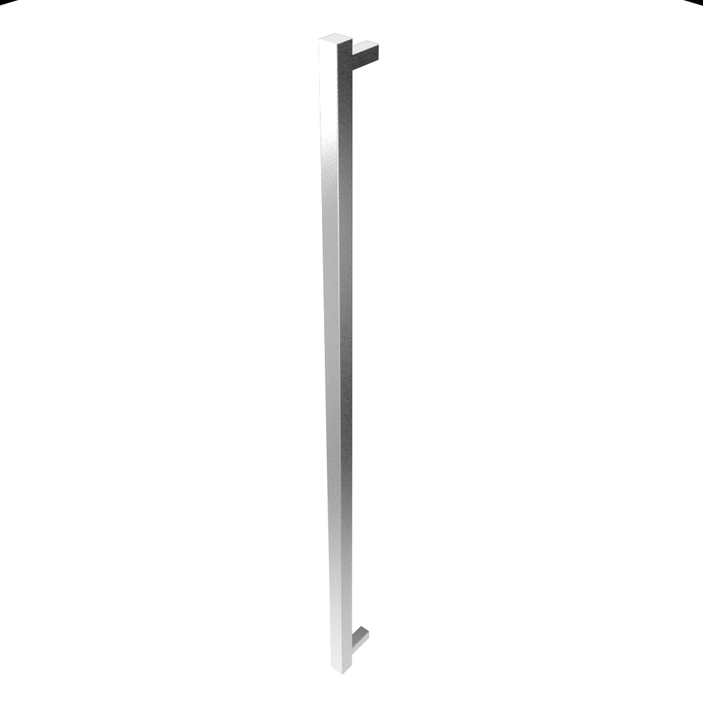 Amba Products i59SQ.B Modello i Square 59-Inch Hardwired Single Bar Towel Warmer - 4.25 x 59 x 1.5 in. - Brushed Finish