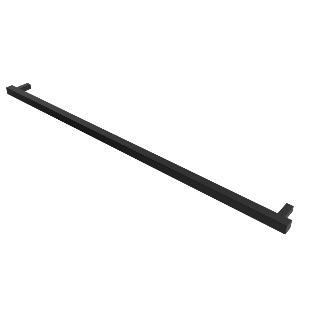 Amba Products i59SQ.MB Modello i Square 59-Inch Hardwired Single Bar Towel Warmer - 4.25 x 59 x 1.5 in. - Matte Black Finish