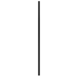 Amba Products i59SQ.MB Modello i Square 59-Inch Hardwired Single Bar Towel Warmer - 4.25 x 59 x 1.5 in. - Matte Black Finish