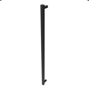 Amba Products i59SQ.MB Modello i Square 59-Inch Hardwired Single Bar Towel Warmer - 4.25 x 59 x 1.5 in. - Matte Black Finish