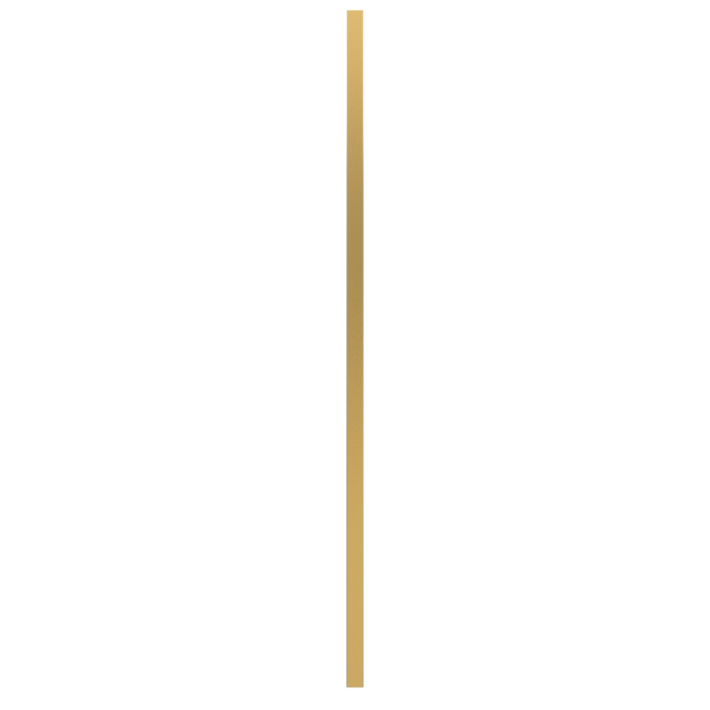 Amba Products i59SQ.SB Modello i Square 59-Inch Hardwired Single Bar Towel Warmer - 4.25 x 59 x 1.5 in. - Satin Brass Finish