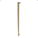Amba Products i59SQ.SB Modello i Square 59-Inch Hardwired Single Bar Towel Warmer - 4.25 x 59 x 1.5 in. - Satin Brass Finish