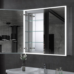 36" x 30" Double Door LED Light Medicine Cabinet