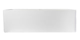 ALFI brand AB538-W White 32" Smooth Apron Double Bowl Fireclay Farmhouse Kitchen Sink
