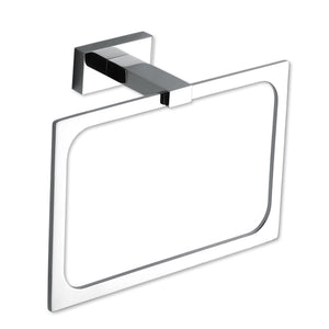 Atlas Homewares Axel Bath Towel Ring  Polished Chrome
