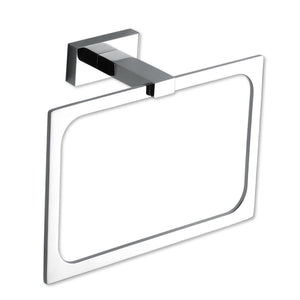 Atlas Homewares Axel Bath Towel Ring  Polished Chrome