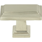 Atlas Homewares Sutton Place Rectangle Knob 1 7/16 Inch Brushed Nickel
