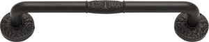 Atlas Homewares Hammered Medallion Pull 5 Inch (c-c) Aged Bronze