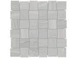 Anatolia Tile 2X2 Basketweave Davenport Ice Matte Porcelain Mosaics. 1 Sheet = .97 Sq. Ft. 4501-0080-0 (63-576) Ice Basketweave 2x2 - premium natural stone mosaic tile from Anatolia Tile, available at PoshHaus showroom in Keene, NH