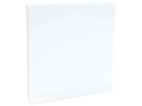 Anatolia 6X6 Cove Cove Base Purity Ice Matte Wall Tile  - premium natural stone mosaic tile from Anatolia Tile, available at PoshHaus showroom in Keene, NH