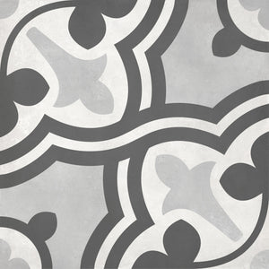Anatolia Tile 8X8 Form Matte Ice Baroque Deco Porcelain Tile 60-314  - premium natural stone mosaic tile from Anatolia Tile, available at PoshHaus showroom in Keene, NH