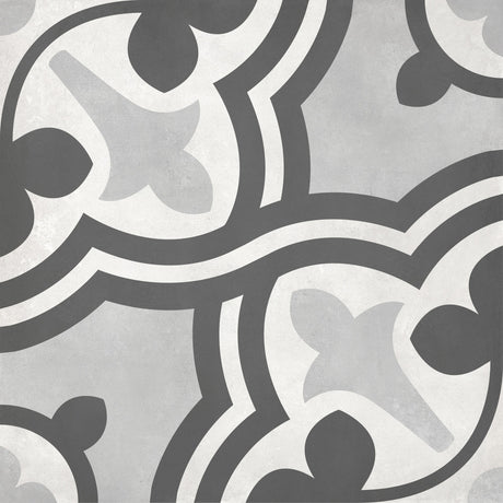 Anatolia Tile 8X8 Form Matte Ice Baroque Deco Porcelain Tile 60-314  - premium natural stone mosaic tile from Anatolia Tile, available at PoshHaus showroom in Keene, NH