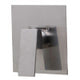 ALFI brand AB5501-BN Brushed Nickel Shower Valve Mixer with Square Lever Handle