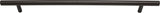 Atlas Homewares Skinny Linea Pull 11 5/16 Inch (c-c) Aged Bronze