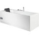 EAGO AM154ETL-R6 6 ft Acrylic White Rectangular Whirlpool Bathtub w Fixtures
