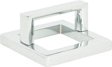 Atlas Homewares Tableau Square Base and Top 1 13/16 Inch (c-c) Polished Chrome