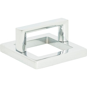 Atlas Homewares Tableau Square Base and Top 1 13/16 Inch (c-c) Polished Chrome