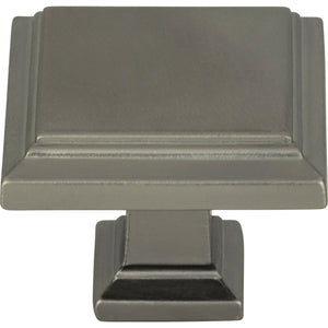 Atlas Homewares Sutton Place Square Knob 1 1/4 Inch Slate